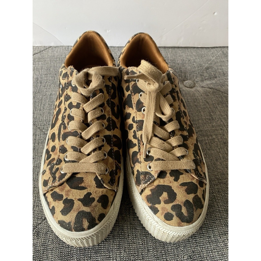 Steve Madden Women's Holmes  Platform Leopard Print Sneaker. Size 8.5 - Picture 2 of 7